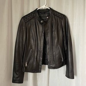 Real leather jacket